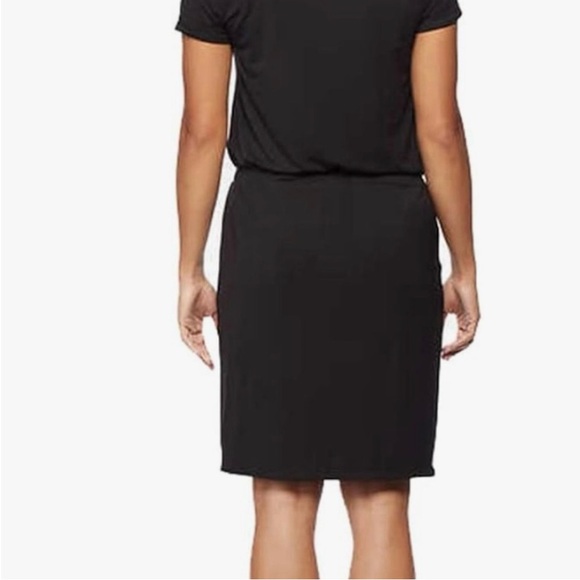 32* DEGREES Cool Women's Short Sleeve Comfy Elastic Waist Lux Dress w/ Pockets - Picture 2 of 4